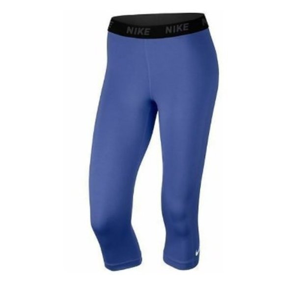 Blue Cool Victory Capri Length Leggings - Picture 3 of 10